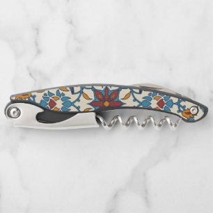 Vintage Floral Oriental Corkscrew