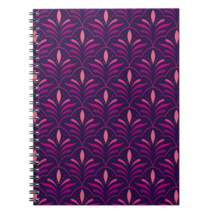 Vintage Floral Ornamental Seamless Pattern. Geomet Notebook