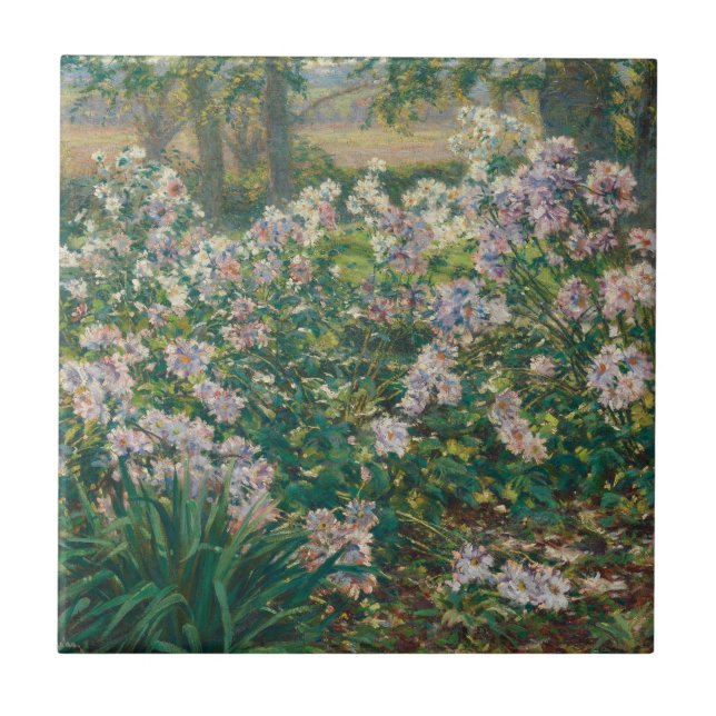 Vintage Floral Painting: Windflowers by Donoh Tile (Front)