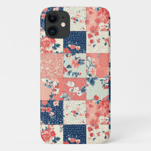 Vintage Floral Patchwork Pattern (10) iPhone 11 Case