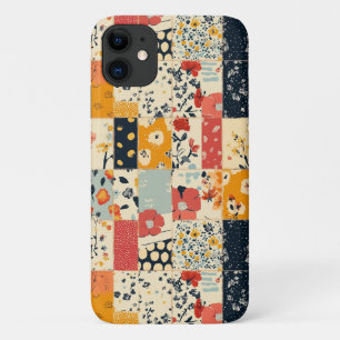 Vintage Floral Patchwork Pattern (8) iPhone 11 Case