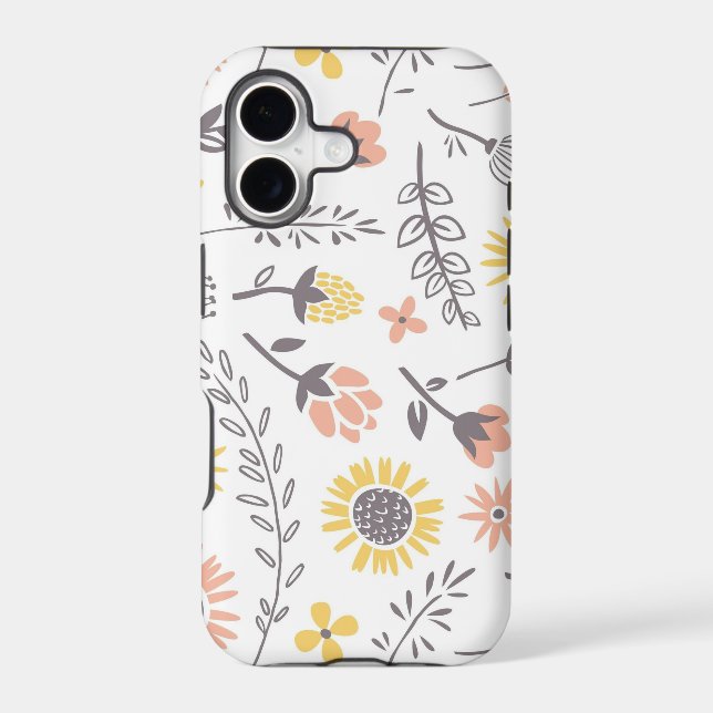 Vintage Floral Pattern  (Back)