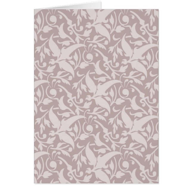 Vintage Floral Pattern 1 - Faded Red (Front)