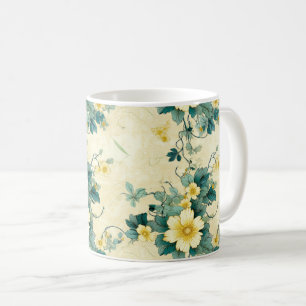 Vintage Floral Pattern (4) Coffee Mug