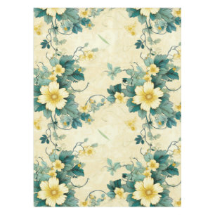 Vintage Floral Pattern (4) Tablecloth