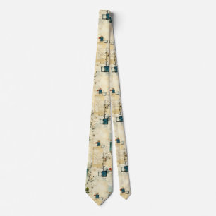 Vintage Floral Pattern (5) Tie