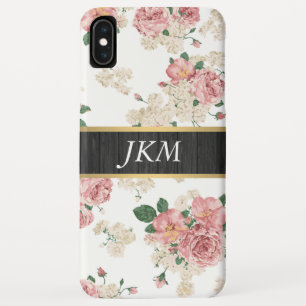 Vintage Floral Pattern iPhone XS Max Case