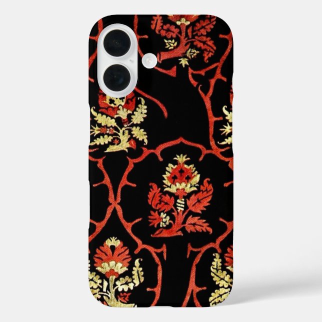 Vintage Floral Pattern Case-Mate iPhone Case (Back)