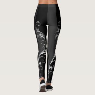 Vintage Floral Pattern Leggings