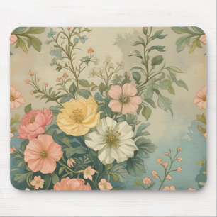 Vintage Floral Pattern  Mouse Mat
