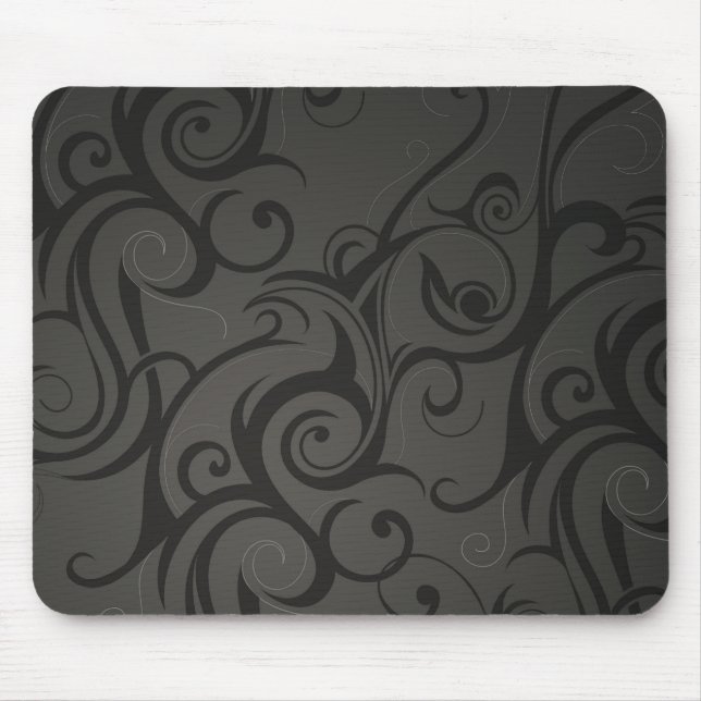 Vintage Floral Pattern Mouse Mat (Front)