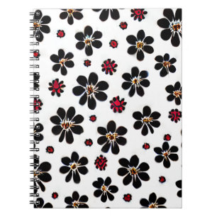 Vintage Floral Pattern notebook