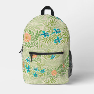 Vintage floral pattern  printed backpack