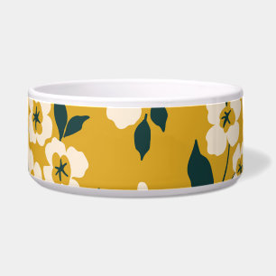 Vintage floral pattern, small white flowers.