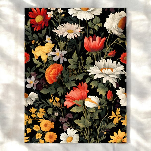 Vintage Floral Pattern Sublimation Printing Poster (Creator Uploaded)