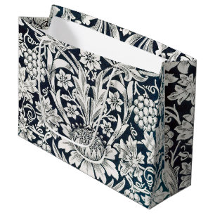 Vintage Floral Pattern, William Morris Large Gift  Large Gift Bag
