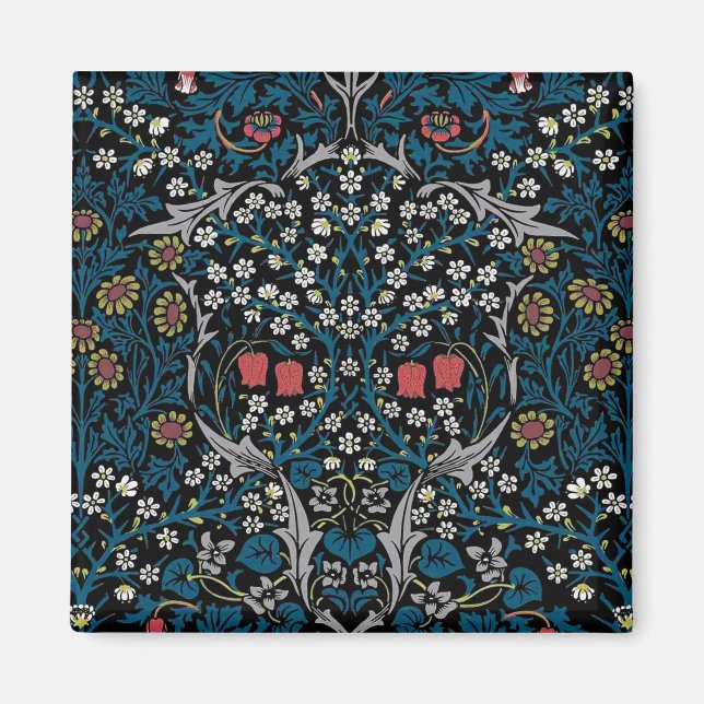 Vintage Floral Pattern, William Morris Magnet (Front)