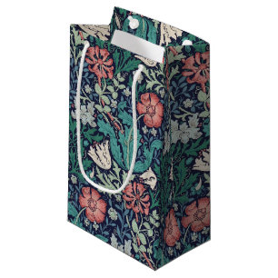 Vintage Floral Pattern, William Morris Small Gift Bag