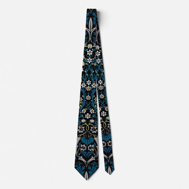 Vintage Floral Pattern, William Morris Tie (Front)