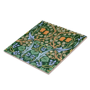 Vintage Floral Pattern William Morris Tile