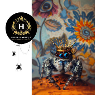 Vintage Floral Peacock Spider Decoupage Tissue Paper