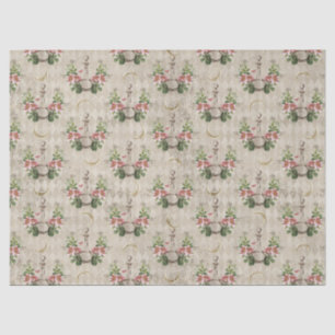 Vintage Floral Perfume Bottles Decoupage Tissue Paper