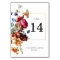 Vintage Floral Personalised Table Number