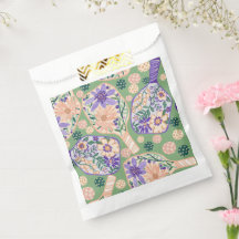 Vintage Floral Pickleball Design