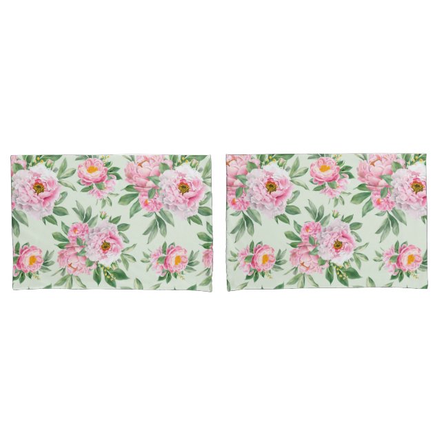 Vintage Floral Pillowcase (Front-Set)