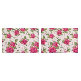 Vintage Floral Pillowcase