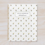 Vintage Floral Planner<br><div class="desc">Custom-designed planner notebook featuring elegant floral pattern with personalised name.</div>