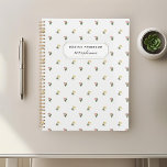 Vintage Floral Planner<br><div class="desc">Custom-designed planner notebook featuring elegant floral pattern with personalised name.</div>