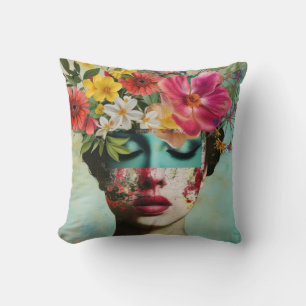 Vintage Floral Portrait Cushion