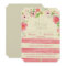Vintage Floral Post Wedding Reception Only Invite