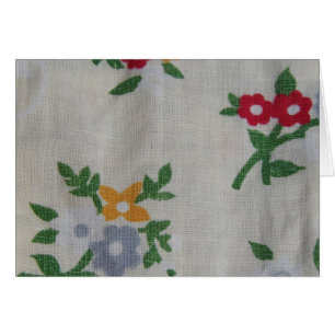 Vintage Floral Print Fabric