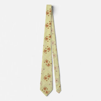 Vintage Floral Print Necktie