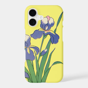 Vintage Floral, Purple Spring Garden Iris Flowers