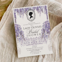 Vintage Floral Regency Era Bridal Shower