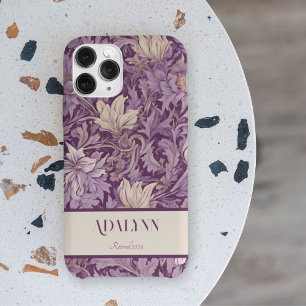 Vintage Floral Retirement Gifts for Mom Violet Case-Mate iPhone 14 Case