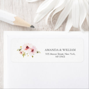 Vintage Floral Return Address Labels