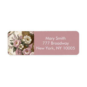 Vintage Floral - Return address Labels 