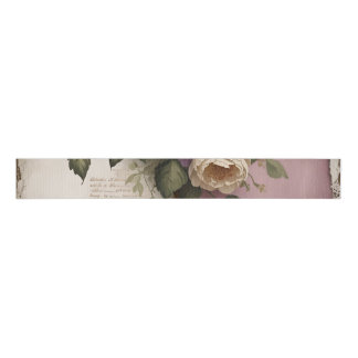 Vintage Floral - Ribbon Grosgrain Ribbon
