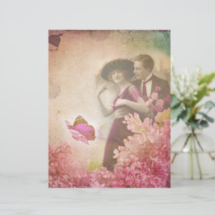 Vintage floral romance