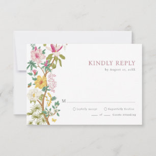 Vintage Floral RSVP Cards