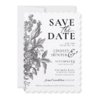 Vintage Floral Rustic Kraft Custom Photo Wedding