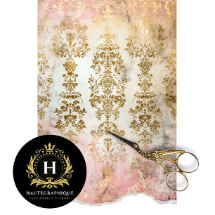 Vintage Floral Rustic Texture French Decoupage Tissue Paper