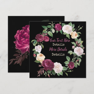 Vintage Floral Save The Date