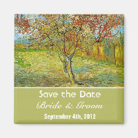 Vintage floral save the date wedding.
