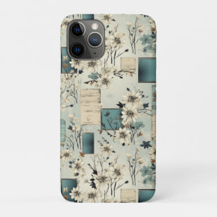 Vintage Floral Scrapbook Pattern (2) iPhone 11 Pro Case