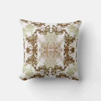 Vintage Floral Scroll Design Cushion